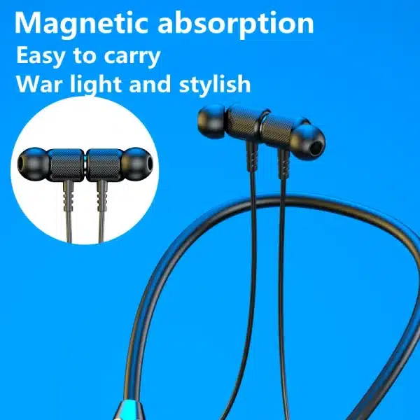 Wireless Headphones Bluetooth 5.0 Neckband Earphones Magnetic Sports Waterproof TWS Earbuds Blutooth Headset With Microphone Mic - Image 5