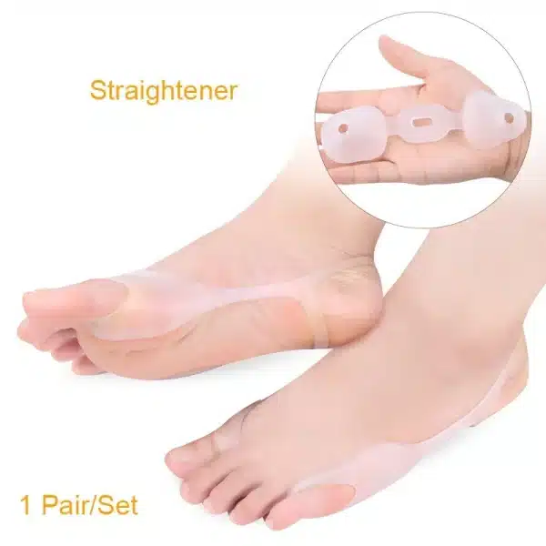 1 Pair Toe Feet Valgus Hallux Bunion Orthotics Feet Care Corrector Thumb Adjuster Corrector De Juanetes Foot Care Tools - Image 2