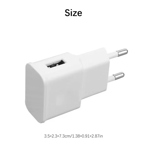 Fast Charging Head 100-240V ABS Material Universal USB Direct Charger US EU Power Adapter - Image 4