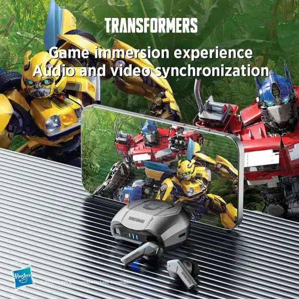 Transformers TF-T06 Bluetooth 5.3 Headset Dual Mode Noise Reduction Earphone for Video Game HIFI Earbuds Stable Connection - Image 5