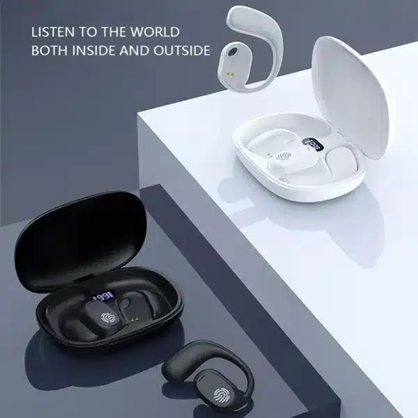 Bone Conduction Earphones Bluetooth5.3 HiFi 9D Stereo Wireless Sports Earbuds Touch Control Waterproof Noise Reduction - Image 5
