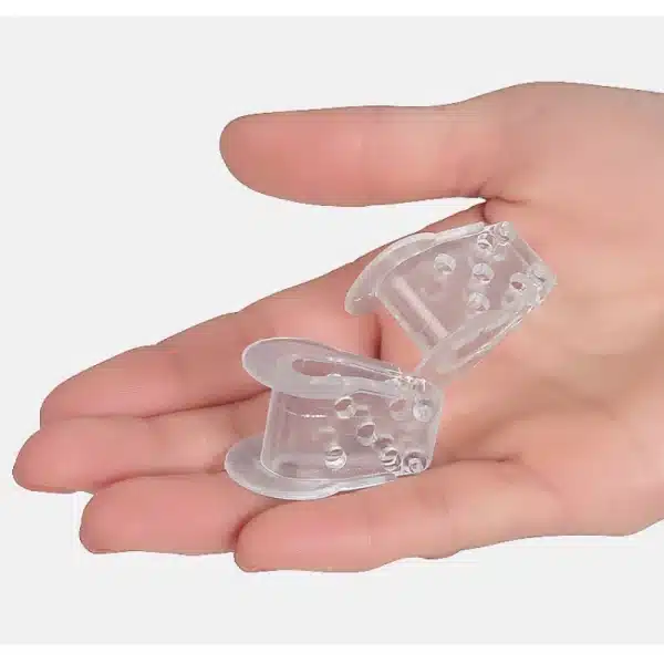 족저근막염 2Pcs Big Foot Bone Splitter Toe Orthosis Clip Pad Thumb Hallux Valgus Overlapping Silicone Separator Bunion Corrector 발톱무좀 - Image 5