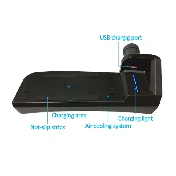 Car wireless charger for Audi A3 8V S3 2014-2020 phone holder fast charge mobile charging pad center console trim Accessories - Image 3