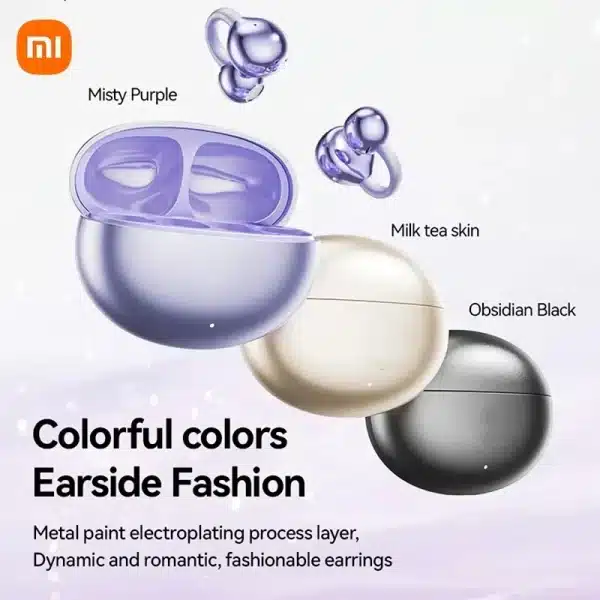 XIAOMI MIJIA Wireless earbuds M91 Ear Clip Headset ENC Bluetooth5.4 Headphone Noise Cancelling Earphone With Mic For Android iOS - Image 2