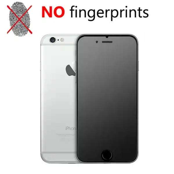 No Fingerprint Screen Protector for iPhone 7 8 6 6S Plus XR XS X 5 5S SE Frosted Tempered Glass for iPhone 11 12 Pro Max 12 Mini - Image 6