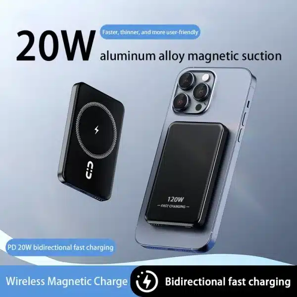 Xiaomi Magnetic Power Bank 50000mAh Large Capacity 120W Wireless Fast Charger Portable Battery for iPhone Samsung Xiaomi Gift - Image 2