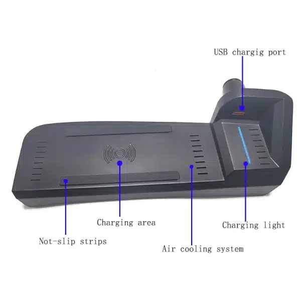 15W Car wireless charger fast phone charger charging pad panel phone holder for Audi A3 8V S3 2014-2020 accessories - Image 5