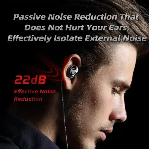 QKZ AK7 Copper Driver HiFi Wired Earphones Sport Headphone Bass Stereo Super Clear Gaming Headset Music In Ear Earbuds With Mic - Image 5