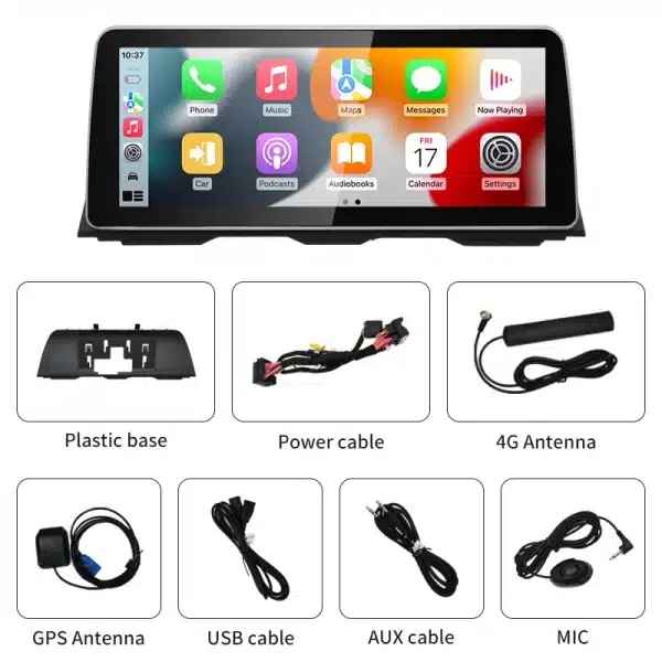 2024 New ID6 ID7 ID8 UI 12.3inc Android System Wireless Carplay AUTO For BMW 5Series F10 F11 CIC NBT Car Video Players GPS NAVI - Image 6