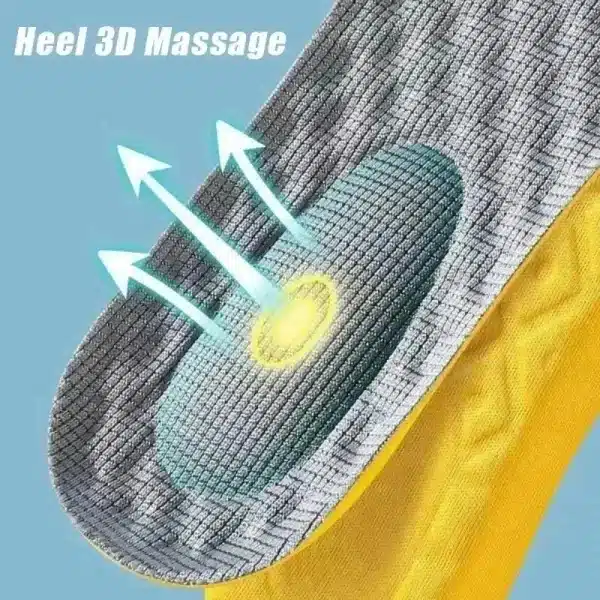New Soft Latex Memory Foam Insole Unisex Sport Running Foot Support Shoe Pad Orthopedic Feet Care Insert Massage Elastic Cushion - Image 3