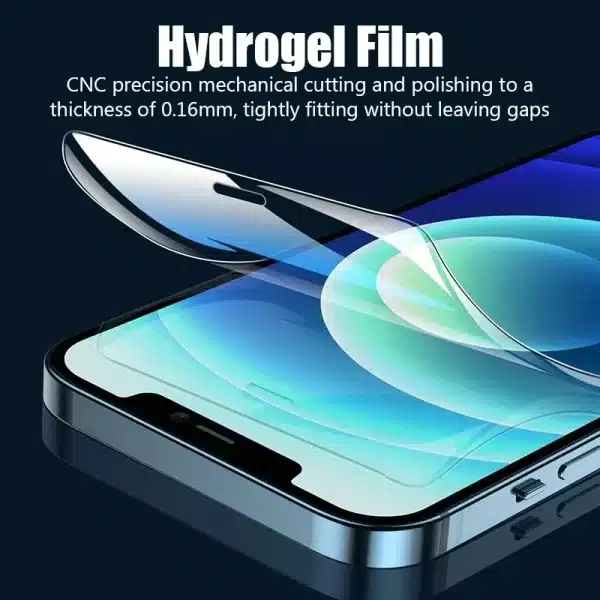 4PCS Full Cover Hydrogel Film For iPhone 14 11 12 13 15 Pro Max 7 8 14 Plus Screen Protector For iPhone 11 13 15 XR XS MAX Film - Image 3