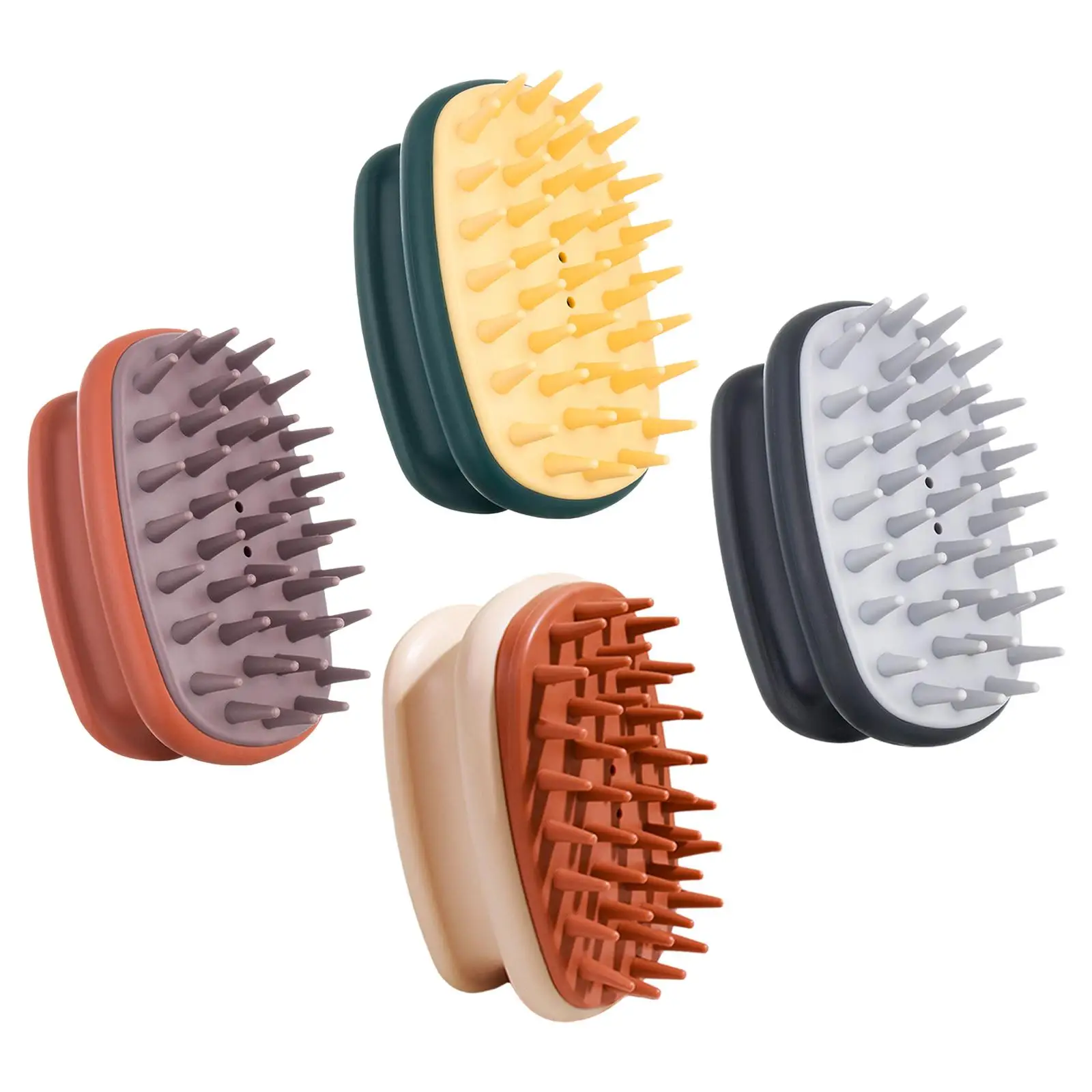 Manual Head Scalp Massage Brush, Hair Scrubber, Deep Cleaning Shampoo Brush, Hair Scalp Massager for Hotel Home