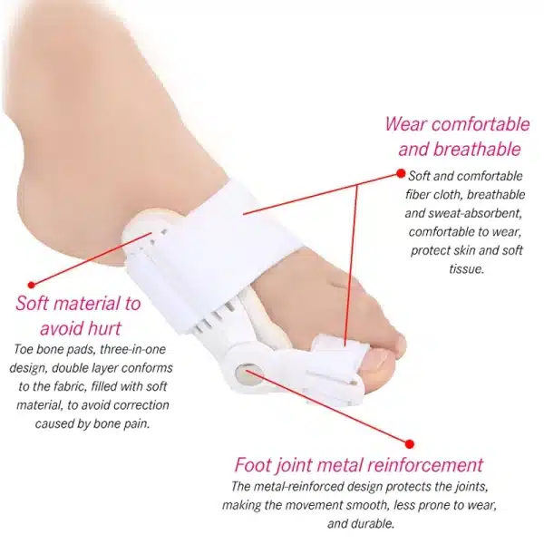 Big Toe Straightener Corrector Splint Foot Pain Relief Hallux Valgus Correction Orthopedic Supplies Pedicure Foot Care - Image 4