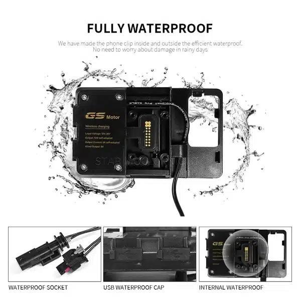 For BMW R1250GS ADV R1200GS F850GS F750GS F700GS F800GS Wireless Charger USB Navigation Mobile Phone Holder F900XR F900R S1000XR - Image 4