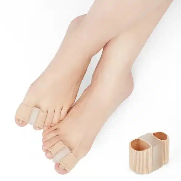 1Pair Silicone Toe Straightener Soft Skin Hammertoe Corrector Relieve Foot Pain Toe Separator Suitable For Hallux Valgus Bunion - Image 2