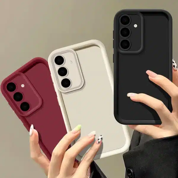 Candy Color Phone Case For Samsung S24 S23 S22 Ultra Plus S21 FE A14 A34 A15 A35 A52 A53 A54 5G Shockproof Soft Silicone Cover - Image 6