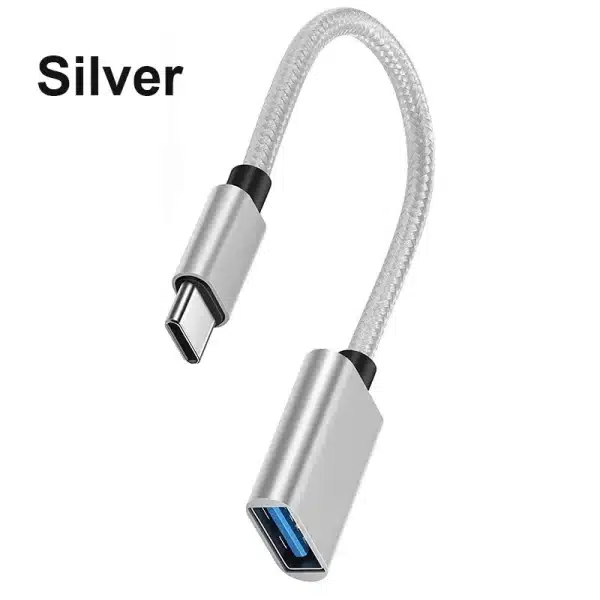 Type-C OTG Cable Adapter USB to Type C Adapter Connector for Xiaomi Samsung S20 Huawei OTG Data Cable Converter for MacBook Pro - Image 2