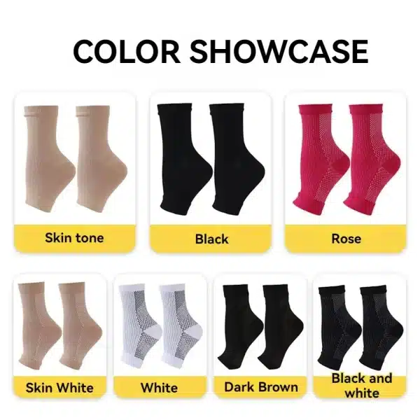 GOBYGO 1Pair Athletic Compression Socks Full Open Toe Stretch Crack Prevention Socks Outdoor Fitness Half Palm Compression Socks - Image 5