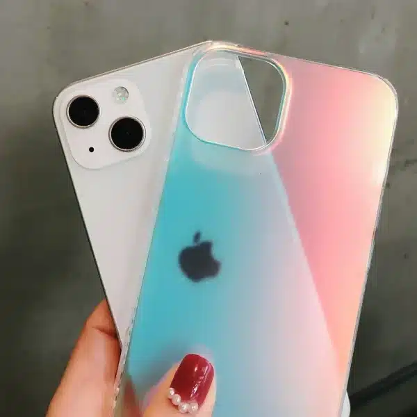 Fashion Matte Aurora Laser Gradient Phone Case For iPhone 16 Pro Max 15 14 13 12 Pro Max XS Max 16 Plus 11 Shockproof Cover - Image 4