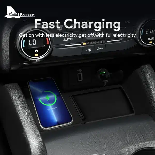 15W Car Wireless Fast Charging Holder For Ford Focus 2019 2020 2021 2022 2023 Mobile Phone Charger Board Trim Accessories - Image 2