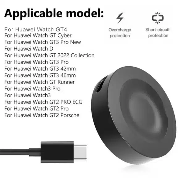 New Magnetic Charger for Huawei Watch 4 3 Pro Universal Dock Wireless Charger for Huawei GT4 GT3 GT Runner GT2 Pro Honor Magic - Image 6