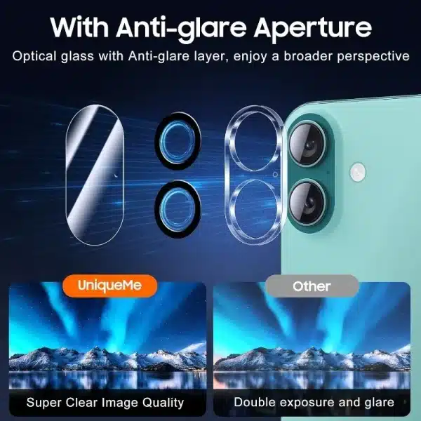 3PCS HD Back Camera Tempered Glass for iPhone 16Pro Max 16Plus 16Pro 16 Rear Len Screen Protectors Anti-scratch Glass Film - Image 3