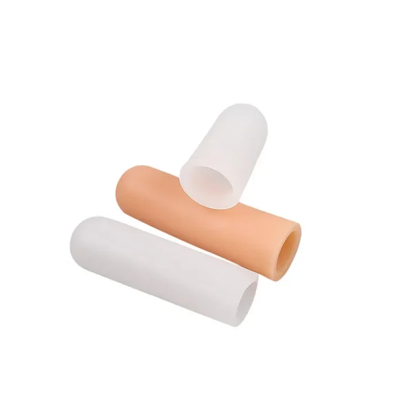 2PCS Finger Cots Silicone Toe Sleeves Thumb Protector Fingertips Protective Cushion Moisture Wicking Cracked Callus Pain Relief - Image 5