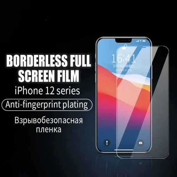 Transparent Tempered Glass For iPhone 7 8 11 12 Plus Pro Max Screen Protector For iPhone12 mini X XS XR Max SE 2020 Glass Film - Image 2