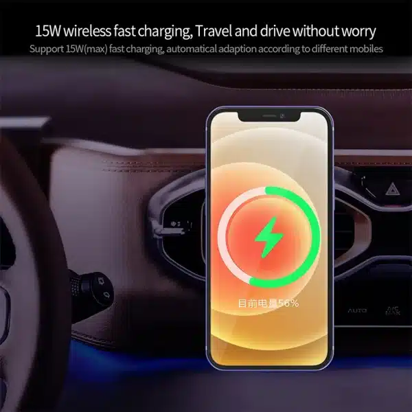 Magnetic Cell Phone Car Holders for Magsafe iPhone 12 13 14 15 Pro Max Magnet 15W Qi Wireless Chargers Holder Accessories - Image 3