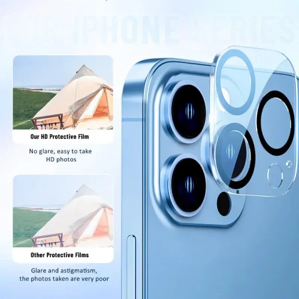 1 PcsFull Cover Camera Tempered Glass For IPhone 14 13 Pro Max 13Pro 12 11 Pro Max Screen Protector Lens Protective Film Glass - Image 6
