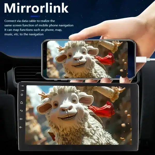 BOSSCAR Car Radio 7"9"10"Multimedia Video Player Android Universal Carplay Rearview Camera Wireless FM GPS Bluetooth Autoradio - Image 5