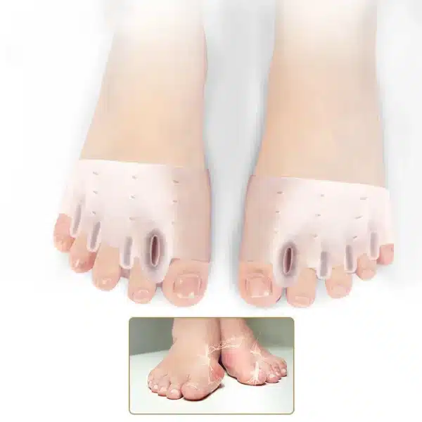 Silicone Toe Separator, Toe Spacer, Toe Stretcher, Thumb Eversion Correction Device, Forefoot Pad Protector - Image 3