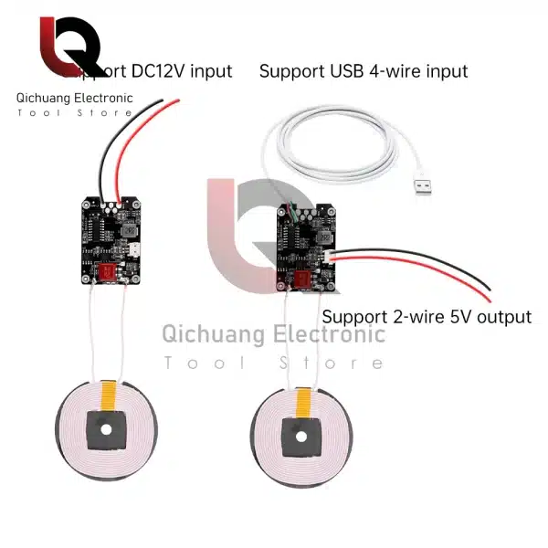 20W High Power 10mm Long Distance Cell Phone Wireless Charging Module 5V9V12V Fast Charging Wireless Charger For Mobile Phone - Image 2