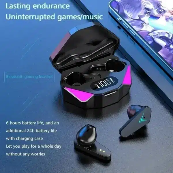 X15 TWS Earphones Bluetooth Wireless Gamer Headphones 65ms Low Latency Earbuds Fone Gamer Headset Gamer With Mic Handfree - Image 5