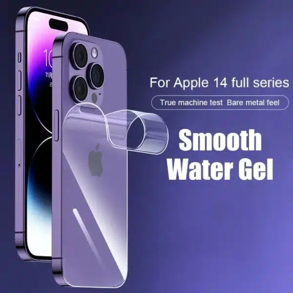 4Pcs Hydrogel Film for iPhone 14 13 12 11 15 Pro Max Mini 7 16 Plus Screen Protector for iPhone XR X XS MAX Back Film Not Glass - Image 5