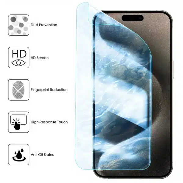 Hydrogel Film for IPhone 16 Plus 16 Pro Max Screen Protector Anti-scratch Protective Film for IPhone 15 16 15Pro 15ProMax Cover - Image 5