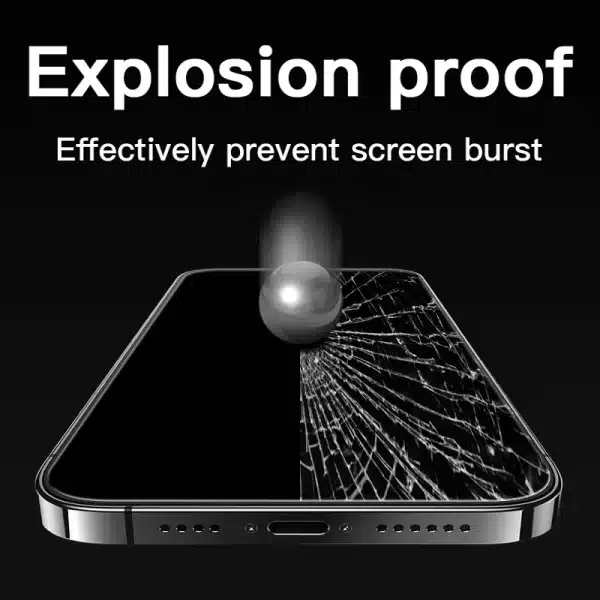3Pcs Protective Glass For iPhone 15 14 13 12 11 Pro Max XS XR Mini screen protector Tempered glass For iphone 7 8 14 Plus glass - Image 3