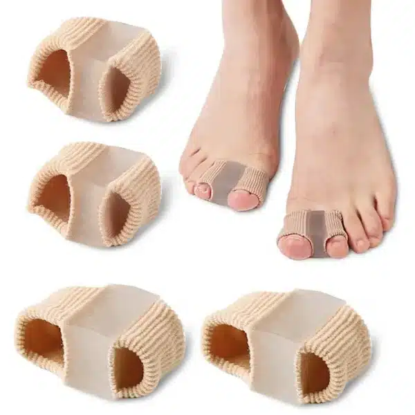 Toe Separator Gel Bunion Corrector Silicone Gel Thumb Corrector Foot Toe Hallux Valgus Protector Finger Straightener Sleeve Tube - Image 4