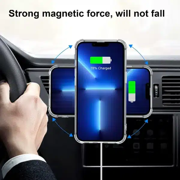 Stainless Steel Universal Magnetic Metal Plate Ring for Magsafe Wireless Charger Iron Sheet Sticker Magnet Car Phone Holder - Image 5