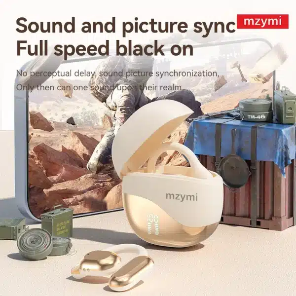 mzymi M62 Wireless Earbuds Hifi Sound Bluetooth 5.3 Headphones Over-Ear Headset Waterproof TWS Earphones With Mic For XIAOMI - Image 5