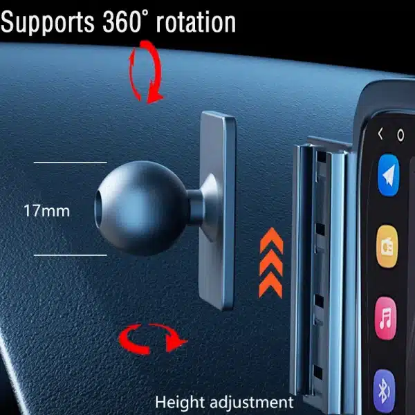 Car Phone Holder For BMW X7 G07 2023 2024 Multimedia Screen Fixed Bracket Wireless Charger Stand Car Mobile Phone Mount Base - Image 6