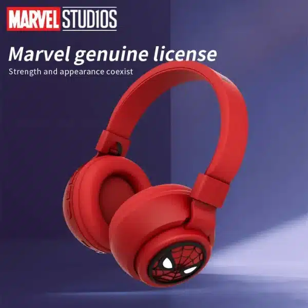 Disney Bluetooth Headphones X3 Spider-man Wireless Earbuds HIFI Surround Sound Headsets with Mic for Marvel Kids Anime Cartoon - Image 5