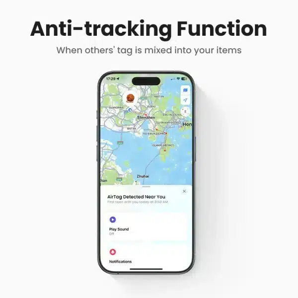 UGREEN Security SmartTrack Link Works With Apple Find My Key Finder Bluetooth Tracker Tag For Earbuds & Luggage Phone Finder IOS - Image 3