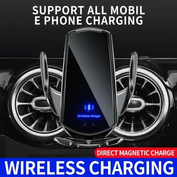 30W Car Wireless Charger Magnetic Automatic Car Mount Phone Holder Mobile Phone Accessrios Infrared Induction Fast Charging - Image 6