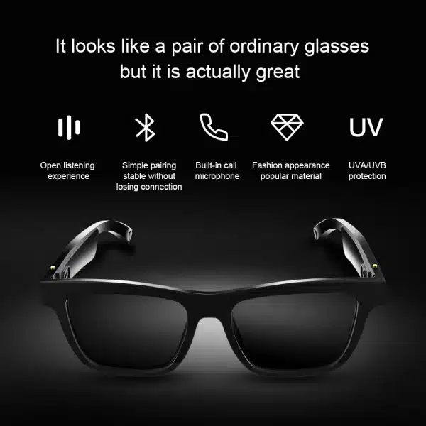 Xiaomi Smart Glasses Wireless Bluetooth 5.0 Sunglasses Outdoor Smart Sport Hands-Free Calling Calling Music Anti-Blue Eyeglasses - Image 5