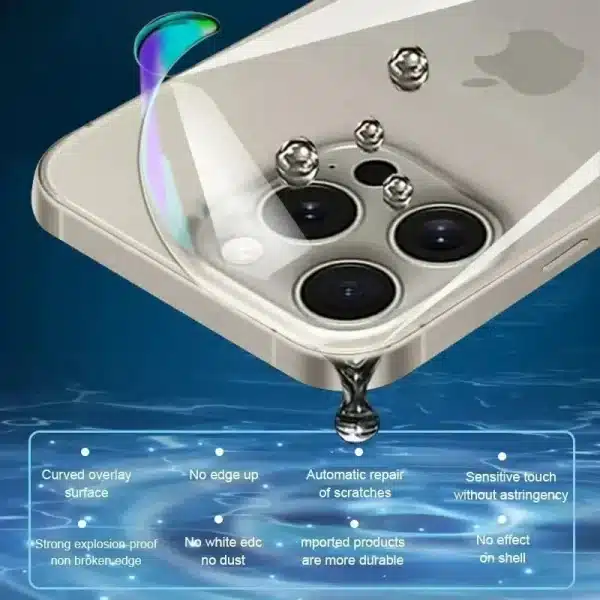 4Pcs Back Hydrogel Film for IPhone 14 13 12 11 15 16 Pro Max Mini 7 8 15 Plus Screen Protector for IPhone X XR XS SE Not Glass - Image 3