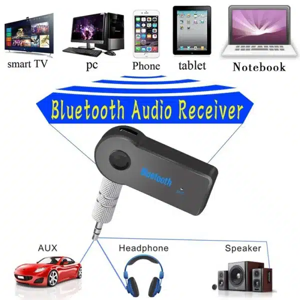 Wireless Bluetooth 5.0 Receiver Transmitter Adapter 3 in 1 USB Adapter Audio Receiver Bluetooth Car Charger Car Aux for E91 E92 - Image 2