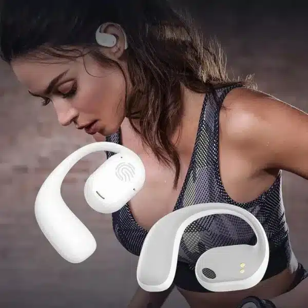 Bone Conduction Earphones Bluetooth5.3 HiFi 9D Stereo Wireless Sports Earbuds Touch Control Waterproof Noise Reduction - Image 2