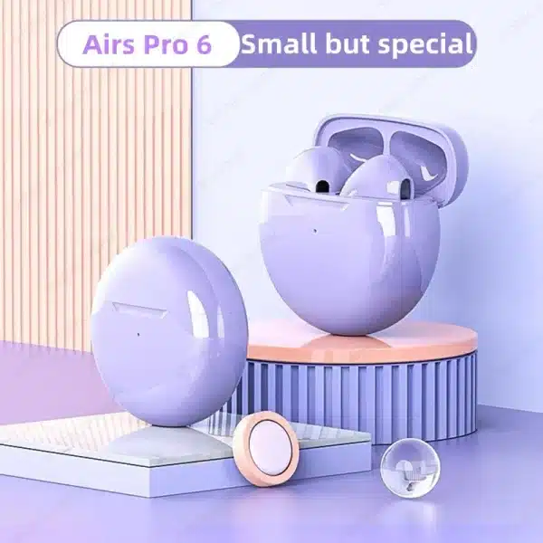 Original Air Pro 6 TWS Wireless Bluetooth Earphones Mini Pods Earbuds Earphone Headset For Xiaomi Android Apple iPhone Headphone - Image 2