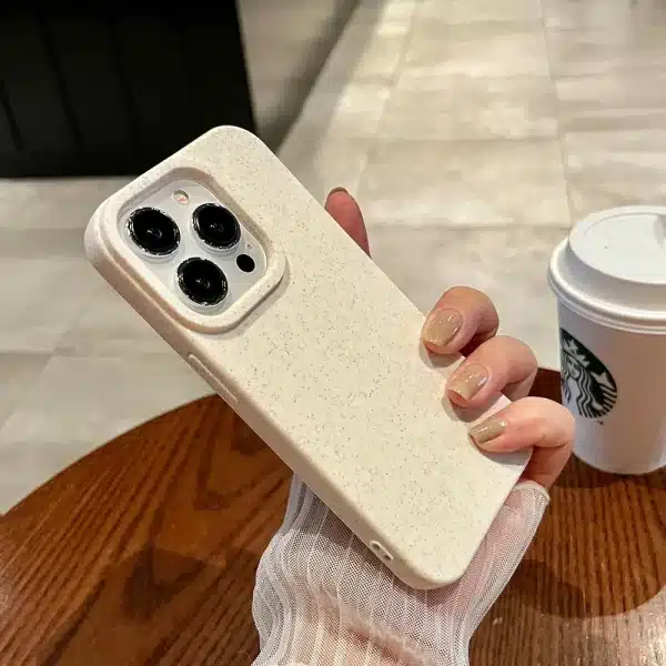 Shockproof Matte Wheat Straw Silicone Phone Case For iPhone 14 12 11 13 15 Pro Max Plus XS Max X XR 7 8 SE Funda Soft Back Cover - Image 6